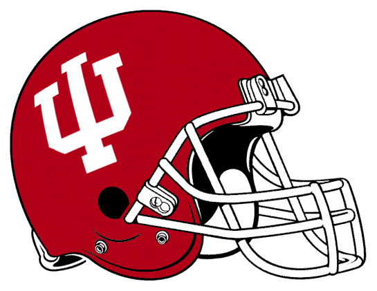 Indiana Hoosiers 1982-1994 Helmet iron on paper